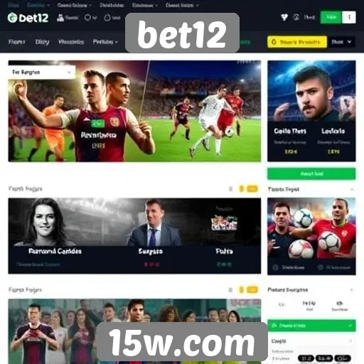 Mudanças na interface do bet12 melhoram a experiência