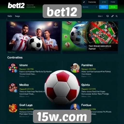 Análise de recursos disponíveis no site bet12