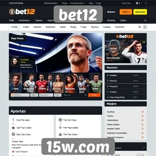 Análise das funcionalidades do site bet12