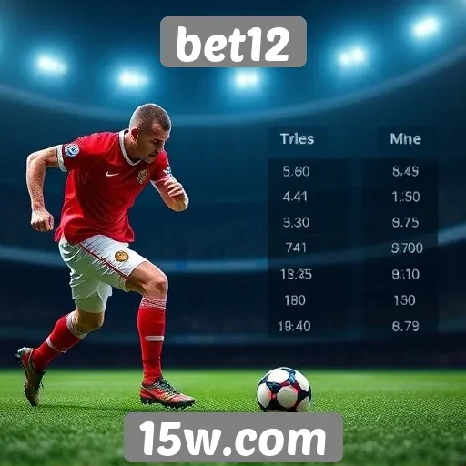 Apostando em esportes no site bet12