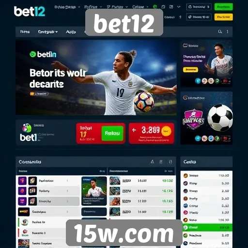 Facilidade de navegação no site bet12