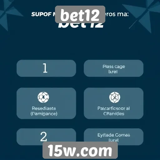 Métodos de pagamento aceitos na plataforma bet12